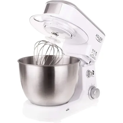 AMASADORA C/BOL INOX AD-4216/1000W/4L BLANCA ADLER