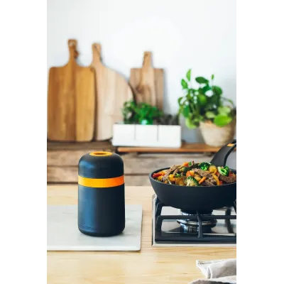 TERMO SOLIDO ENJOY EFFICIENT A198101/500GR INOX NEGRO NARANJA BRA
