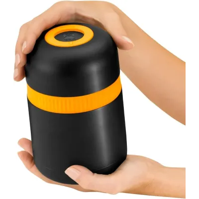 TERMO SOLIDO ENJOY EFFICIENT A198101/500GR INOX NEGRO NARANJA BRA