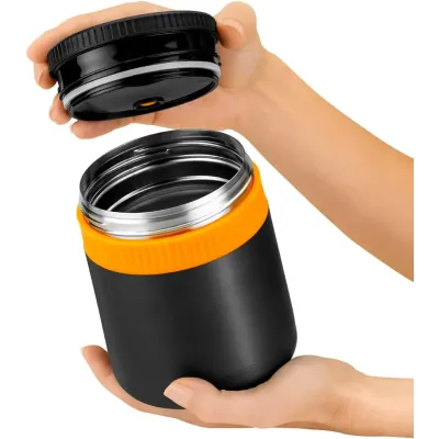 TERMO SOLIDO ENJOY EFFICIENT A198101/500GR INOX NEGRO NARANJA BRA