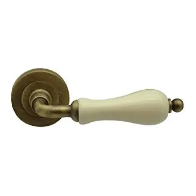 JUEGO MANILLA 10860 LATON CUERO INGLES PORCELNA BEIGE JANDEL