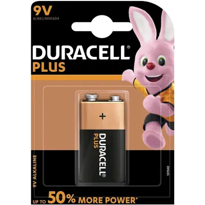 PILA 9V/6LR61 ALCA.DURACELL PLUS