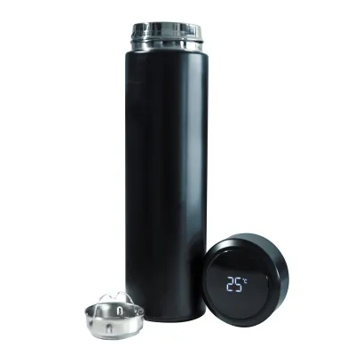 TERMO LIQUIDO 34261/500ML INOX DIGITAL NEGRO KUKEN